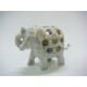 Elefante agujeros piedra jabón